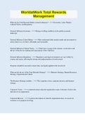 WorldatWork Total Rewards Management &vert; 70 Questions with 100&percnt; Correct Answers &vert; Updated & Verified