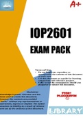 IOP2601 EXAM PACK 2023