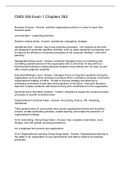 CMIS 526 Exam 1 Chapters 2&3