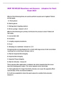 NUR 108 NCLEX Questions and Answers  &lpar;chapters for final&rpar; Exam 2023