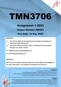 TMN3706 Assignment 1 2023 (588581)