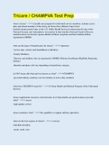 Tricare &sol; CHAMPVA Test Prep &vert; 60 Questions with 100&percnt; Correct Answers &vert; Updated & Verified