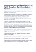 Compensation and Benefits - C236 With Complete Solutions&semi;Latest Update&period;
