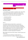 Test Bank - Advanced Practice Nursing - Essentials for Role Development    