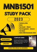 MNB1501 LATEST Study & Exam Pack 2023(SEARCHABLE)