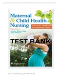 MATERNAL_AND_CHILD_HEALTH_NURSING_8TH_ED_PILLITTERI_TEST_BANK