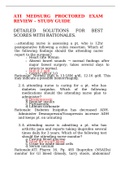 MEDSURG PROCTORED EXAM REVIEW &ndash; STUDY GUIDE