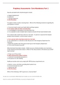Prophecy Assessments- Core Mandatory Part 1EXAM QUESTIONS AND ANSWERS 2022&sol;2023