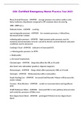 CEN -Certified Emergency Nurse Practice Test 2023
