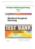 Medical-Surgical Nursing Test bank