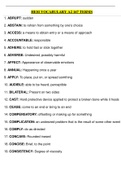 HESI vocabulary A2 167 terms