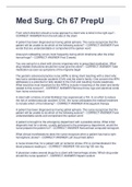Med Surg&period; Ch 67 PrepU