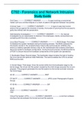 WGU C702 Forensics and Network Intrusion Question Bank &lpar;Comprehensive bundle study guides exams and predictor questions&rpar; from Actual Exam best Studying Material for your Exam&rpar; Recent 2023 Exams