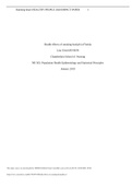 Chamberlain College of Nursing NR503 ALL WEEK 2TO 8  &lpar; LATEST QUESTIONS & ANSWERS&rpar; Exam study guide 100&percnt; verified 2023