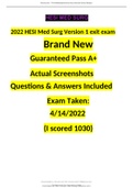 Med Surg HESI 2021/2022 V2. Course NURSING 325 Institution Northampton Community College This document is the V2 of HESI RN Med Surg 2021/2022. It includes 55 questions that are answered. Please don't hesitate to ask if you have any questions as this t