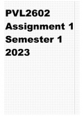 PVL2602 Assignment 1 Semester 1 2023