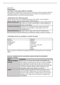 Year 12 HSC Notes Community and Family Studies