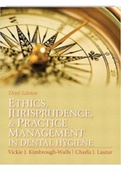 Ethics&comma; Jurisprudence and Practice Management in Dental Hygiene 3rd Edition&period; by Vickie Kimbrough and Charla Lautar RDH Ph&period;D