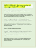 PLTW-HBS Unit 2 Question section full coverage&period; Graded A&plus;&period; verified&period;