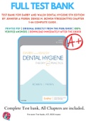 Test Bank For Darby and Walsh Dental Hygiene 5th Edition By Jennifer A Pieren&semi; Denise M&period; Bowen 9780323477192 Chapter 1-64 Complete Guide &period;