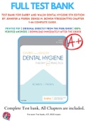 Test Bank For Darby and Walsh Dental Hygiene 5th Edition By Jennifer A Pieren; Denise M. Bowen 9780323477192 Chapter 1-64 Complete Guide .