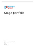 Stageportfolio Pl1 klinisch redeneren & onderzoekend vermogen (2022) 