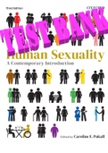 Human Sexuality&colon; A Contemporary Introduction by Caroline Pukall - All Chapters 1- 19 &vert; TEST BANK
