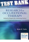Kielhofner's Research in Occupational Therapy: Methods of Inquiry for Enhancing Practice 2nd Edition by Renee R. Taylor PhD ISBN-10 0803640374 ISBN-13 978-0803640375. All Chapter 1-35. (Complete Download). TEST BANK.
