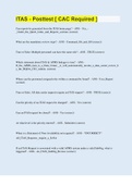 ITAS - Posttest &lbrack; CAC Required &rsqb; &vert; 40 Questions with 100&percnt; Correct Answers &vert; Updated & Verified