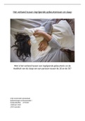 ACVA verslag verband ingrijpende gebeurtenis in relatie met slaap