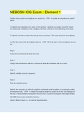 NEBOSH IOG Exam &colon; Element 1 &vert; with 100&percnt; Correct Answers &vert; Updated & Verified