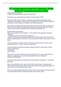 PT Jurisprudence Exam For California- Study Guide &num;1 Complete Solutions 2023