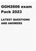 GGH2602 EXAM PACK 2023