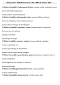 Multidimensional Care I &lpar;MDC I&rpar; Exam 2 2023
