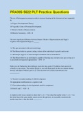 PRAXIS 5622 PLT Practice Questions &vert; 90 Questions with 100&percnt; Correct Answers &vert; Verified