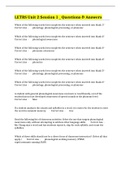 LETRS Unit 2&colon;Session 1 &lowbar; Questions & Answers