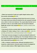 C840 Practice Assessment&period;questions verified with 100&percnt; correct answers