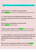 C202Pre Assessment Managing Human Capital&period; questions verified with 100&percnt; correct answers