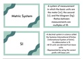 General Chemistry I Rote Memorization--Printable Flashcard Set #2: The SI system, Units of Measurement, Conversion Factors, & Conversion Formulas (52 Flashcards)