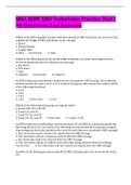 NHA NOW EKG Technician Practice Test &vert; 90 Questions And Answers