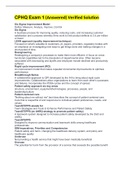 CPHQ Exam 1 &lpar;Answered&rpar; Verified Solution