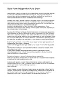 State Farm Independent Auto Exam Comprehensive Study Guide