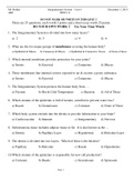 Exam (elaborations) BIOL 1107 