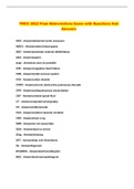TNCC 2022 Final Abbreviations Exam with Questions And Answers