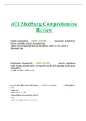 ATI MedSurg Comprehensive Review