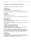 FNP 2 exam 1 practice questions And Answers 2023
