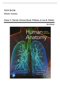 Test Bank - Human Anatomy, 9th Edition (Marieb, 2020), Chapter 1-25 | All Chapters