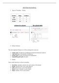 Statistics and Data Analysis (in Collab) final exam notes