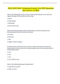 NHA NOW EKG Technician Practice Test 2023 Questions and Answers verified