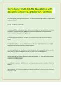 Serv-Safe FINAL EXAM Questions with accurate answers&comma; graded A&plus;&period; Verified&period;
